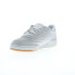 Reebok Club C 85 Mens Gray Suede Lace Up Lifestyle Sneakers Shoes 7.5 - фото #4