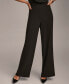 ფოტო #1 პროდუქტის Women's Flat-Front Wide-Leg Pants