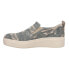 Фото #3 товара TOMS Tristan Camo Wedge Womens Green Sneakers Casual Shoes 10017960T