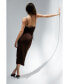 Фото #3 товара Платье женское Crescent Nylah с квадратным вырезом и складками в середине, средней длины
