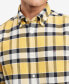 Фото #2 товара Men's Regular-Fit Bold Check Button-Down Oxford Shirt
