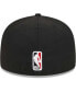 Men's Black Chicago Bulls Checkerboard UV 59FIFTY Fitted Hat