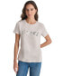 Фото #1 товара Women's Sequin Logo Crewneck T-Shirt