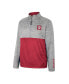 Фото #3 товара Men's Gray Indiana Hoosiers John Half-Zip Jacket