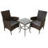 Фото #3 товара Jardi Rattan Bistro Set Braun