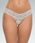 hanky panky 275665 Signature Lace Low Rise Thong, White, One Size (2-12)