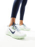 Nike Running Juniper Trainer 2 NN trainers in white and green