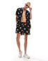 Фото #1 товара Hunky Trunks wavy sun swim shorts co ord in navy