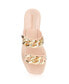 Фото #6 товара Women's Naveen Chain Jelly Slide Flat Sandals
