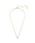 Фото #4 товара Round Cut, White, Gold-Tone Imber Pendant Necklace