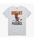 Фото #3 товара Men's Kevin Durant Ash Phoenix Suns Caricature Tri-Blend T-shirt