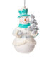 Фото #2 товара Kurt Adler 4.5In Snowman Christmas Ornaments (2 Assorted) Multicolor