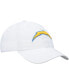 Men's White Los Angeles Chargers Clean Up Adjustable Hat