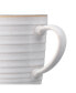 Studio Craft Grey/White Ridged Mug