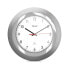 Фото #1 товара Mebus 19452 - Mechanical wall clock - Round - Silver - White - Plastic - Battery - AA