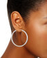 ფოტო #6 პროდუქტის 2-Pc. Set Polished Endless Small & Medium Hoop Earrings