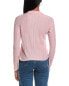 Stateside Knit Plisse Polo Shirt Women's Pink L