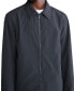 Фото #3 товара Men's Seersucker Long Sleeve Zip-Front Shirt-Jacket