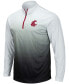 Фото #3 товара Men's Gray Washington State Cougars Magic Team Logo Quarter-Zip Jacket
