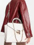 ALDO Amours tote bag with gold hardware in white