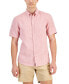 Фото #1 товара Рубашка мужская Slim-Fit Linen Short-Sleeve от бренда Michael Kors