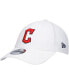 Men's White Cleveland Guardians League II 9FORTY Adjustable Hat