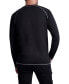 Фото #2 товара Karl Lagerfeld Men's Long Sleeve Slub Raglan Embossed Logo T-shirt