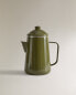 Outdoor enamelled camping teapot
