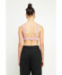 Фото #4 товара Women's Elastic Band Open Back Crop Top