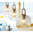 Фото #3 товара Потолочный светильник DKD Home Decor Стеклянный Позолоченный Металл Прозрачный (20 x 20 x 26 cm)