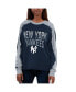 ფოტო #1 პროდუქტის Women's Navy, Gray New York Yankees Smash Raglan Long Sleeve T-shirt