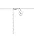 ფოტო #4 პროდუქტის Diamond Mickey Mouse Pendant Necklace (1/8 ct. t.w.) in Sterling Silver, 16" + 2" extender