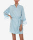 Фото #4 товара Пижама Flora by Flora Nikrooz Heart Lace Charmeuse Wrap Robe