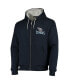 Men's Navy Tennessee Titans Craftsman Thermal-Lined Full-Zip Hoodie