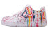 Фото #2 товара 【定制球鞋】 Nike Air Force 1 Low 空军一号 泼墨 彩绘 流淌 低帮 板鞋 男女同款 白红蓝黄 / Кроссовки Nike Air Force 315122-111