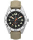 Men's Expedition Field Analog Solar Tan material Strap 43mm Round Watch