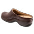 Softwalk Amber S2218-210 Womens Brown Narrow Leather Clog Sandals Shoes 11