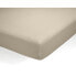 Fitted sheet Alexandra House Living QUTUN Taupe 105 x 200 cm