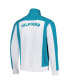 Фото #2 товара Men's White/Aqua Miami Dolphins Nolan Full-Zip Track Jacket