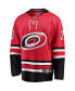 Фото #2 товара Men's Sebastian Aho Red Carolina Hurricanes Alternate Breakaway Player Jersey