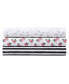 Фото #6 товара Постельное белье Betsey Johnson Набор простыней из хлопка с узором Sketchy Stripe, 3 штуки, размер Твин