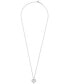Фото #4 товара Macy's diamond Open Heart Pendant Necklace (1/4 ct. t.w.) in 14k White or Yellow Gold, 18" + 2" extender