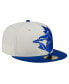 Фото #4 товара Men's Cream/Royal Toronto Blue Jays Lonestar 59FIFTY Fitted Hat