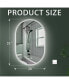 Фото #4 товара 32X20 Inch Bathroom Mirror With Lights, Anti Fog Dimmable LED Mirror For Wall Touch Control