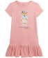 ფოტო #1 პროდუქტის Toddler & Little Girls Polo Bear Cotton Jersey Tee Dress
