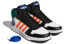 Фото #5 товара adidas neo Hoops 2.0 Mid 耐磨防滑 中帮 篮球鞋 男款 白黑橙 / Спортивная обувь Adidas neo Hoops 2.0 Mid GY5891