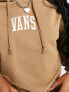 Vans Varsity oversized fleece in brown Exclusive at ASOS