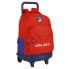 Фото #1 товара Школьный рюкзак с колесиками Atlético Madrid Красный Тёмно Синий (33 x 45 x 22 cm)