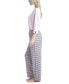 ფოტო #8 პროდუქტის Women's 3/4 Sleeve Top & Boot-Cut Pajama Pants Set