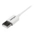 StarTech.com 1m White Micro USB Cable - A to Micro B - 1 m - USB A - Micro-USB B - USB 2.0 - Male/Male - White